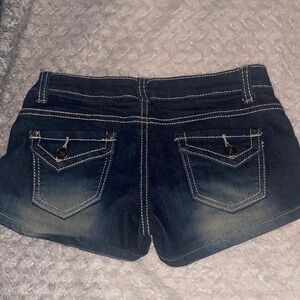 vintage y2k low rise distressed shorts